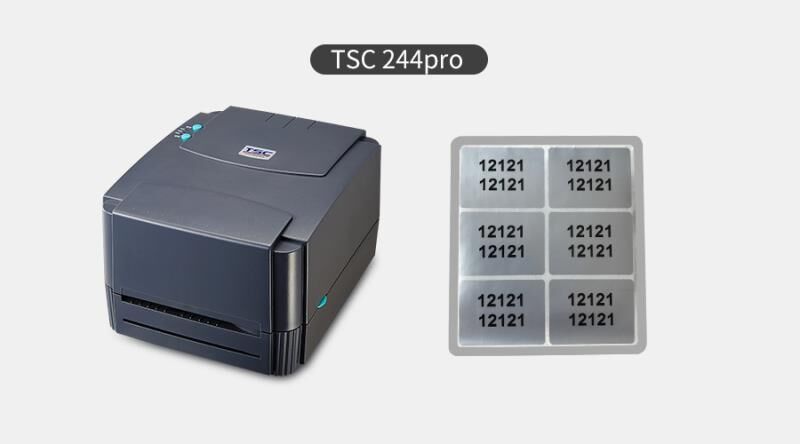 TSC 244PRO+亚银PET标签